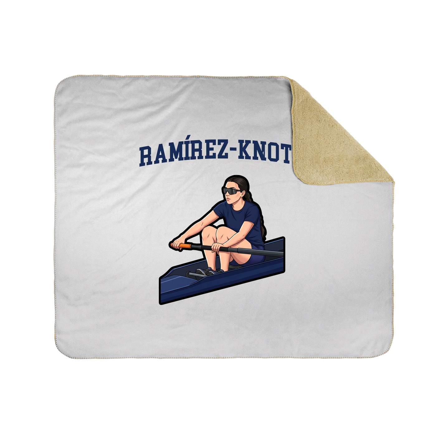 Throw Blanket — Shirsey in White