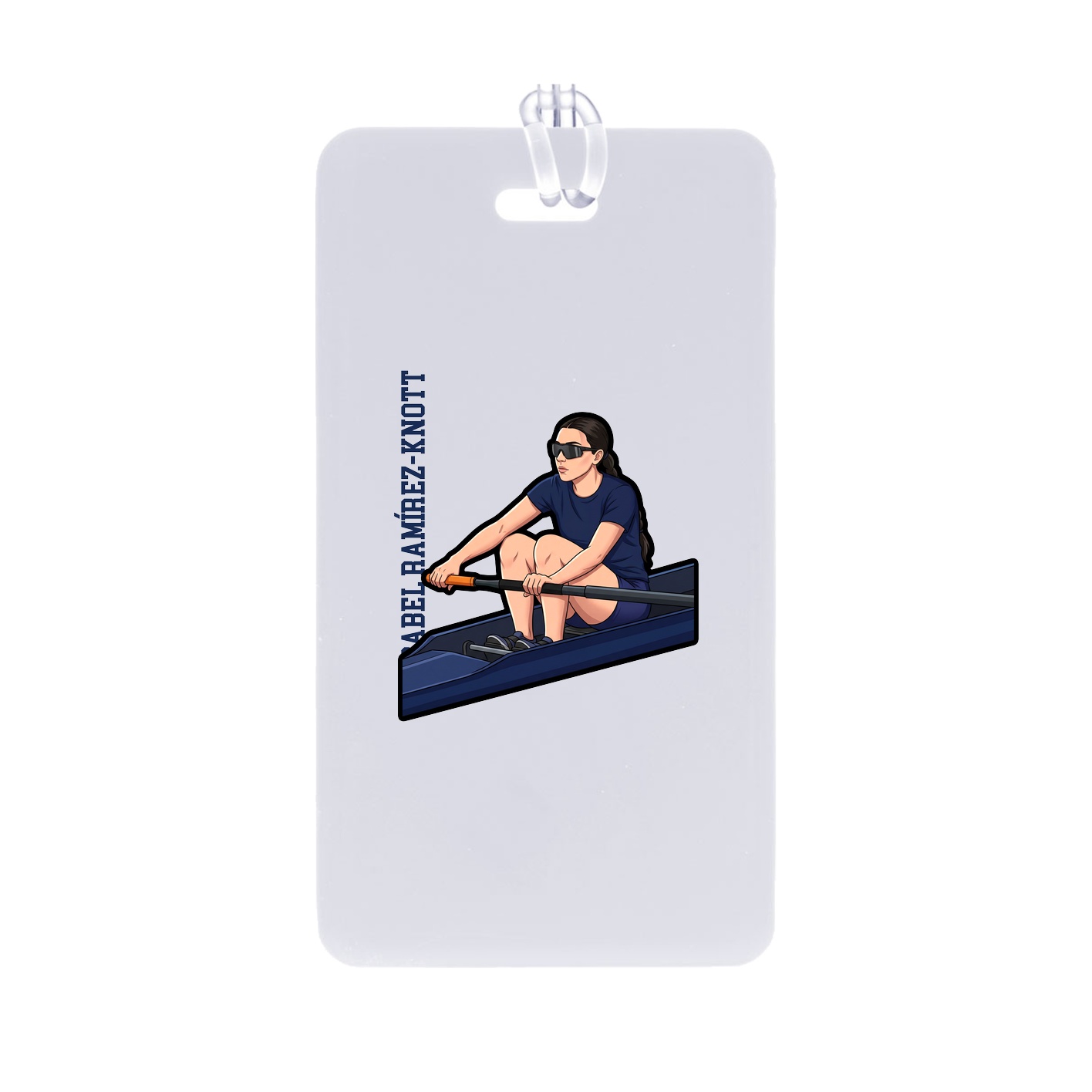 Bag Tag — Name Vertical in Classic