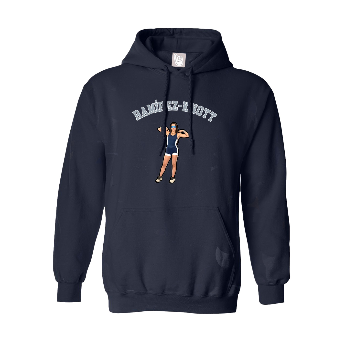 Youth Hoodie — Shirsey Arch in Navy