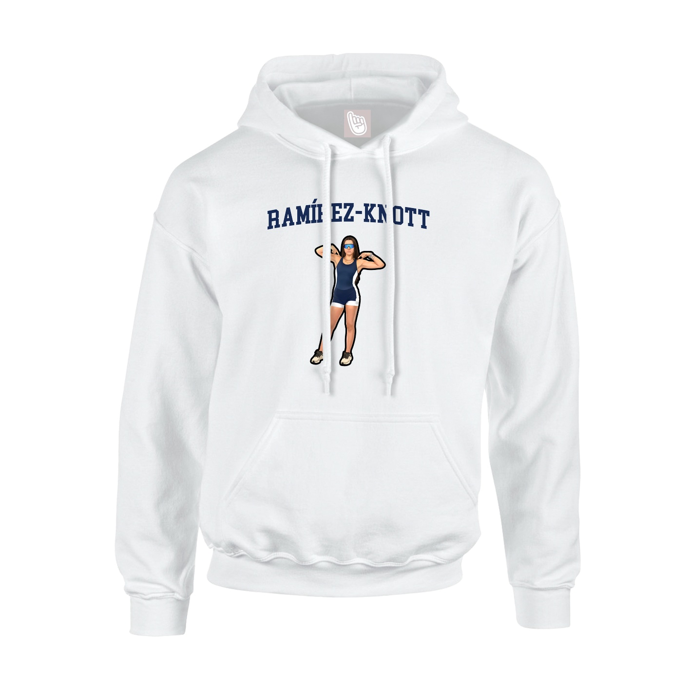 Hoodie — Shirsey in White