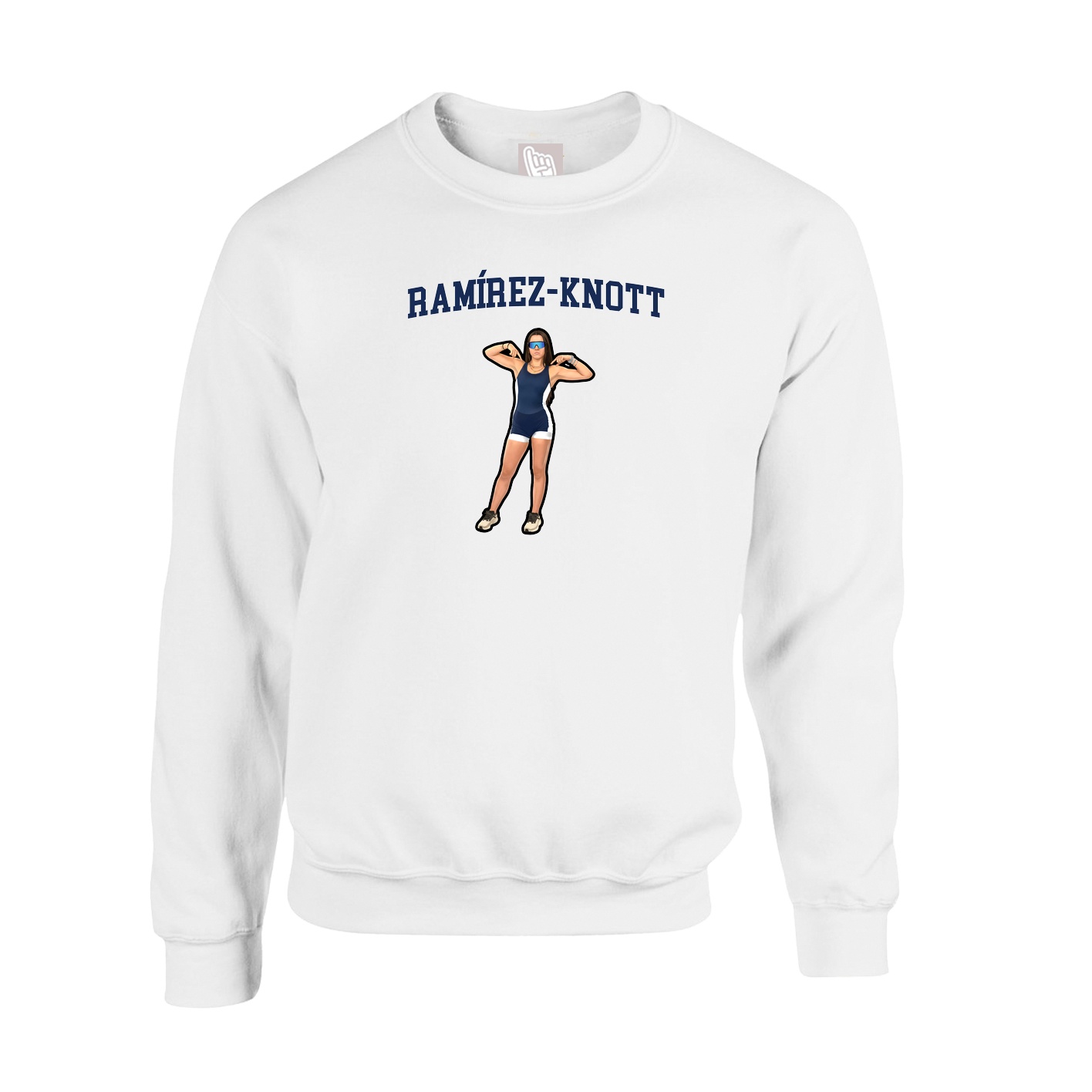 Fleece Crew — Shirsey in White