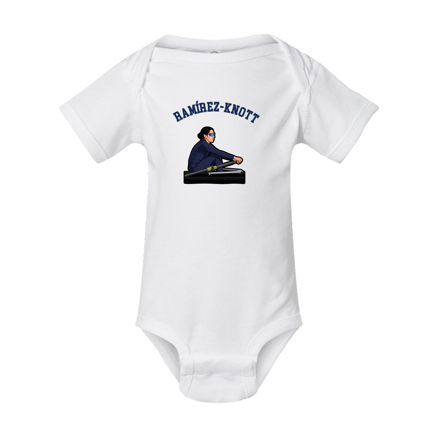 Baby Onesie — Shirsey Arch in White