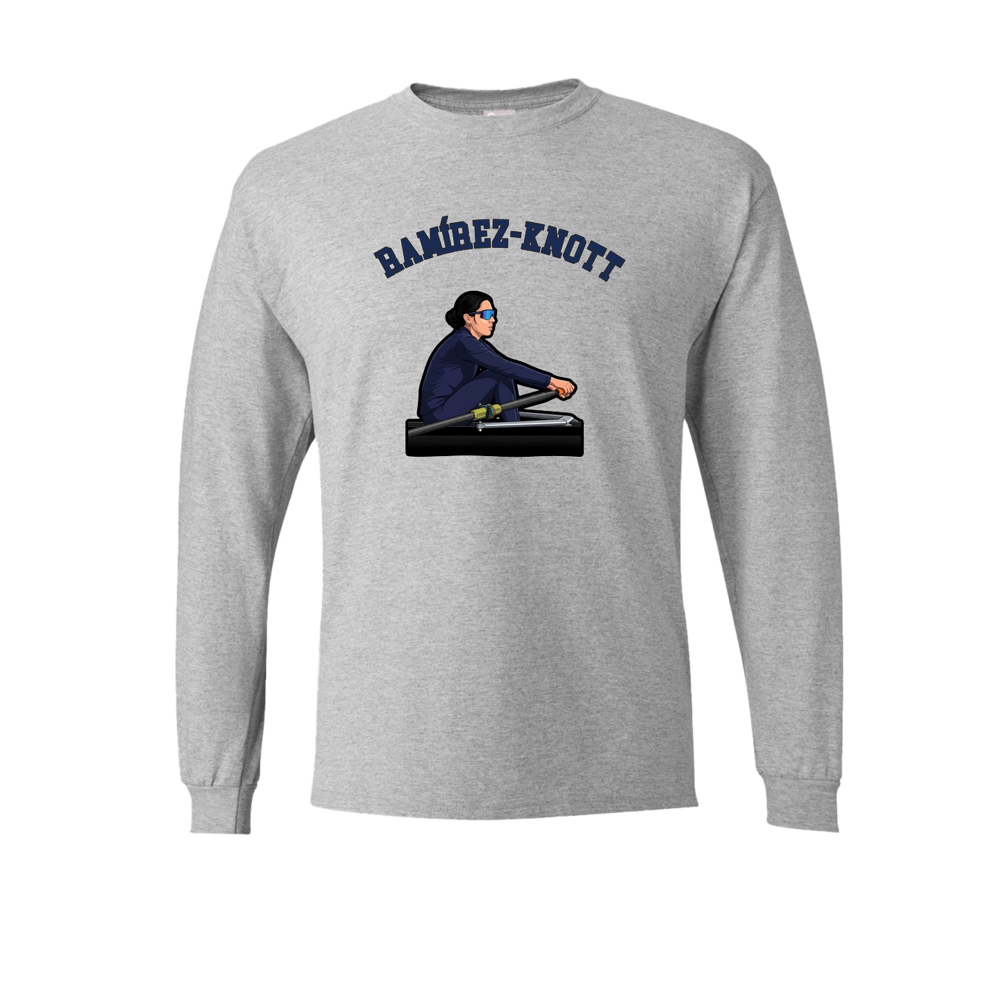 Long Sleeve Tee — Shirsey Arch in Grey