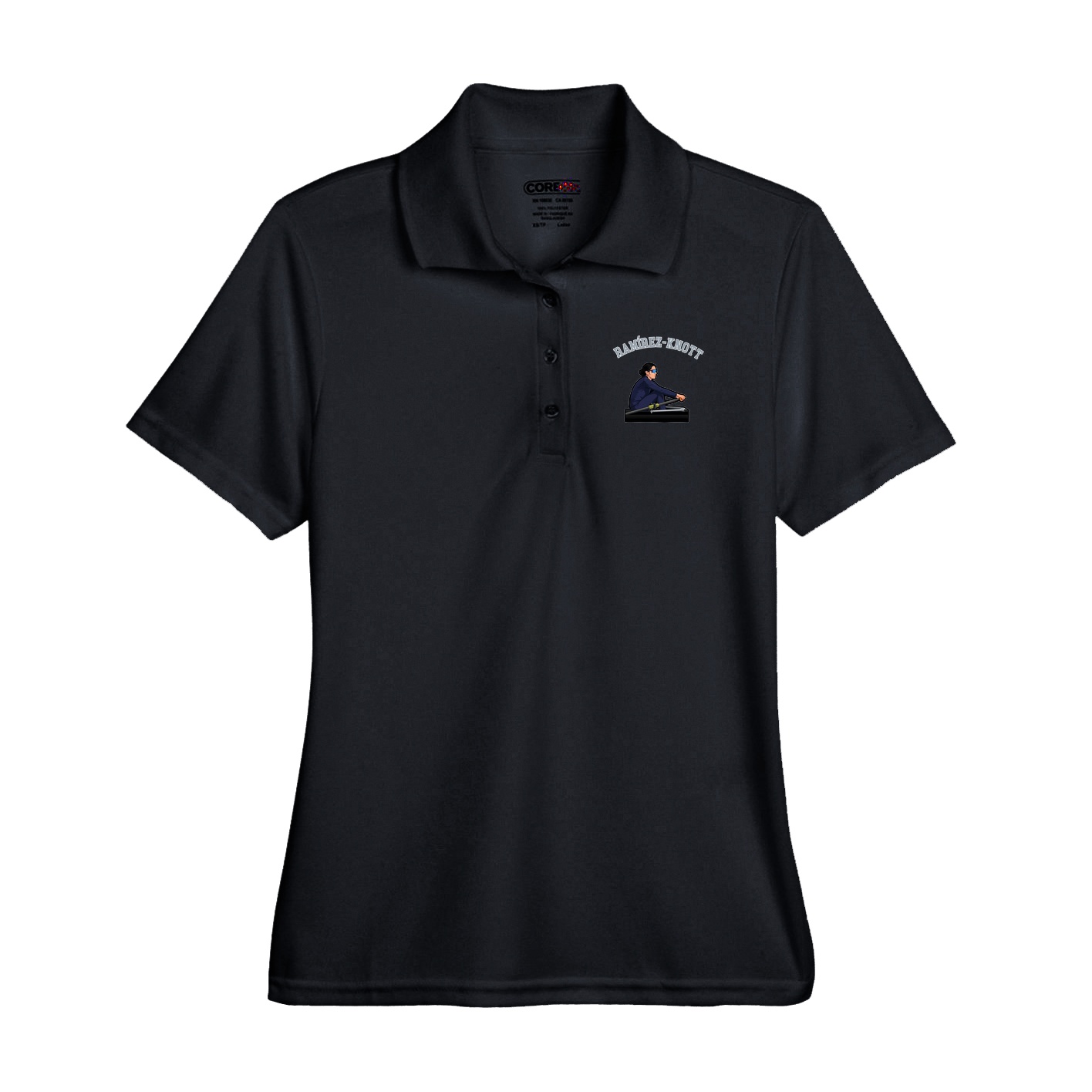 Performance Polo — Shirsey Arch in Black