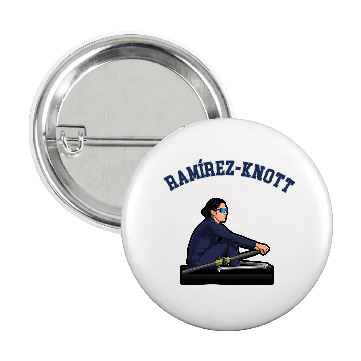 Game Day Button — Shirsey Arch in White