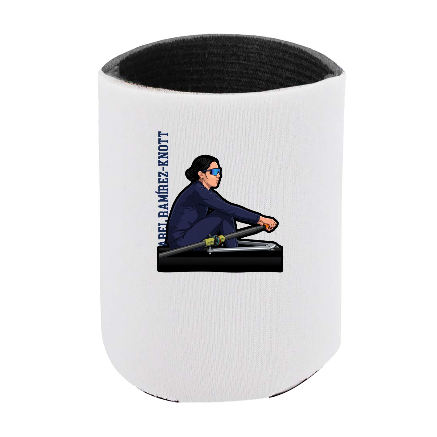 Can Holder — Name Vertical in White
