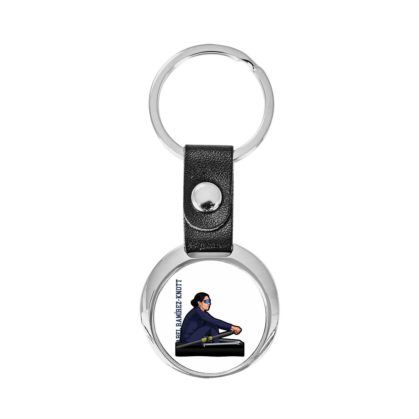 Key Chain — Name Vertical in Classic
