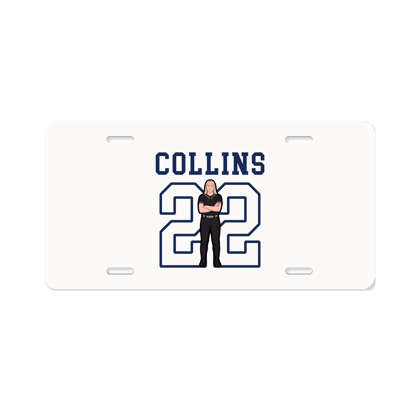 License Plate — Shirsey in Classic