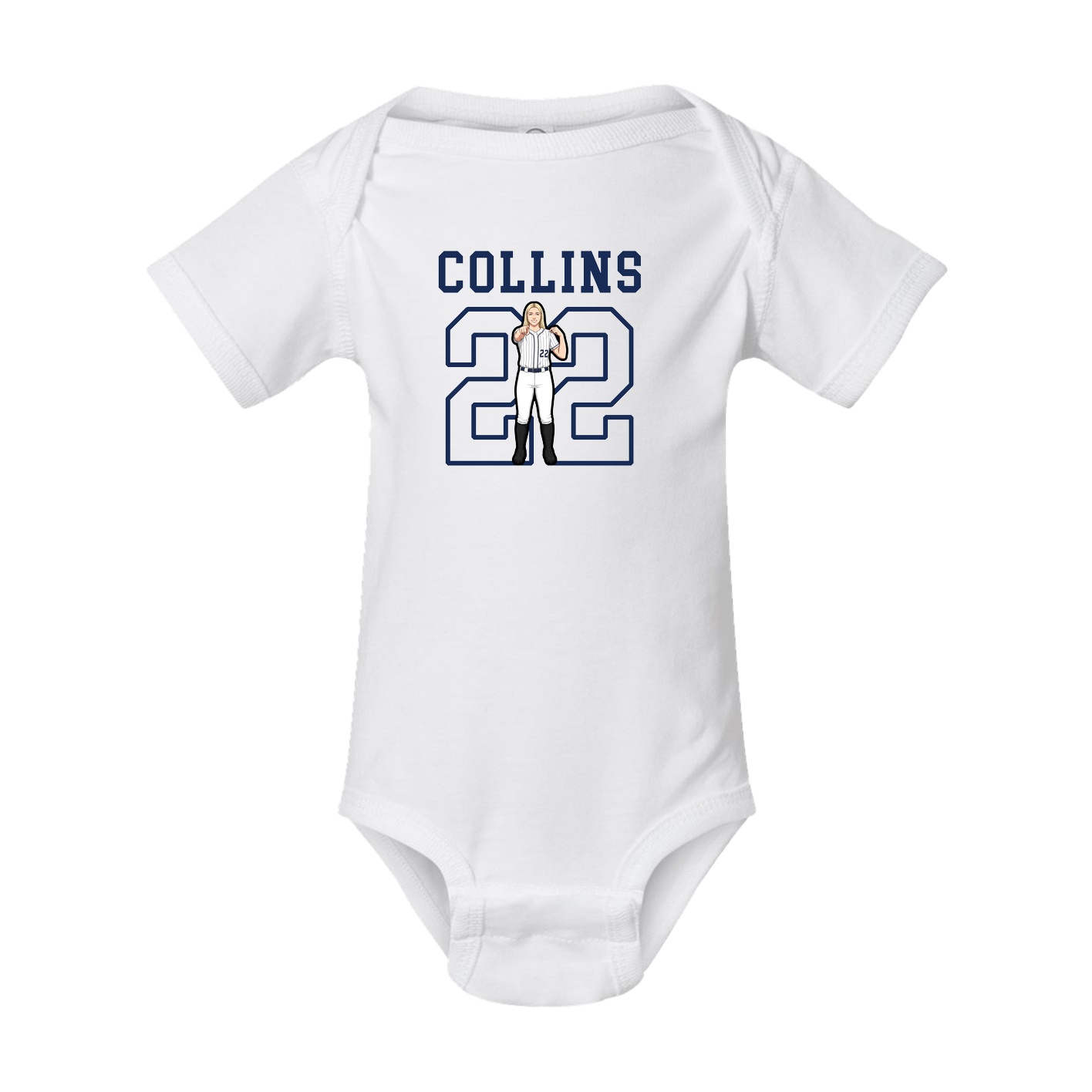 Baby Onesie — Shirsey in White