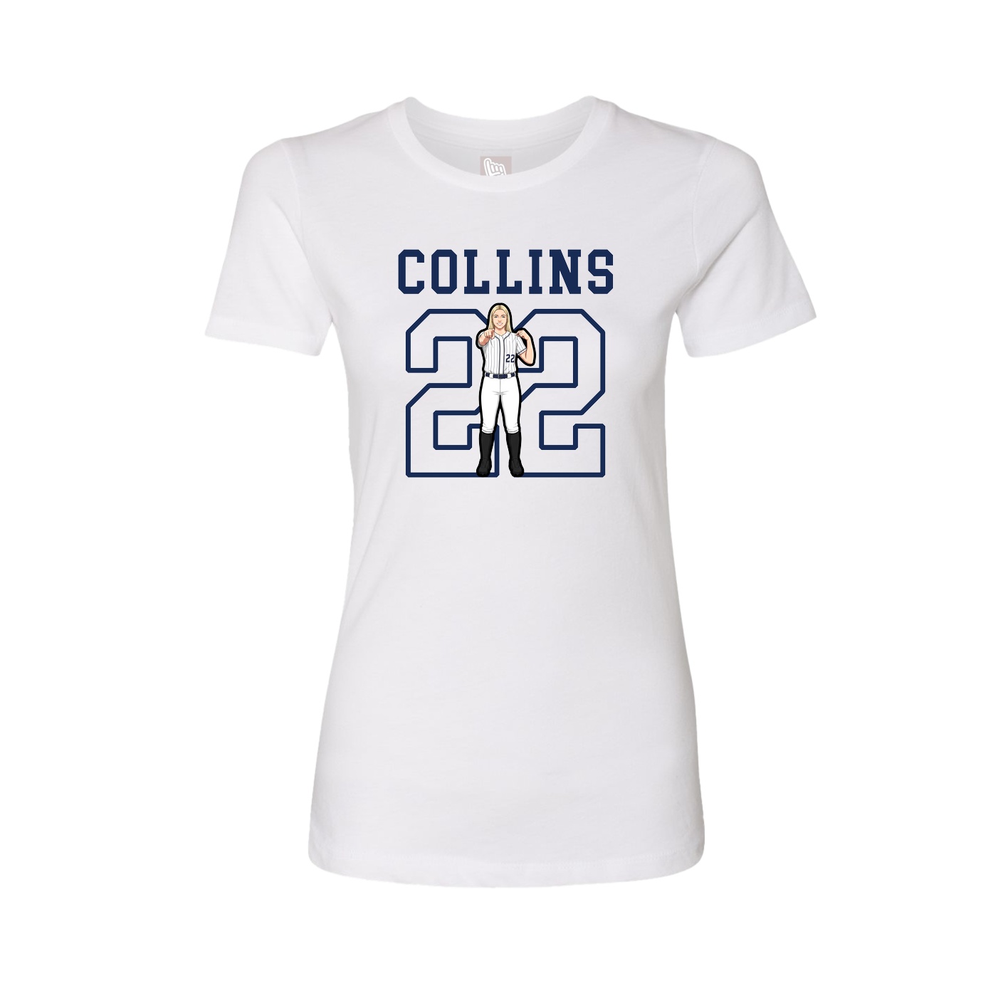 Fitted Women's Tee — Shirsey in White