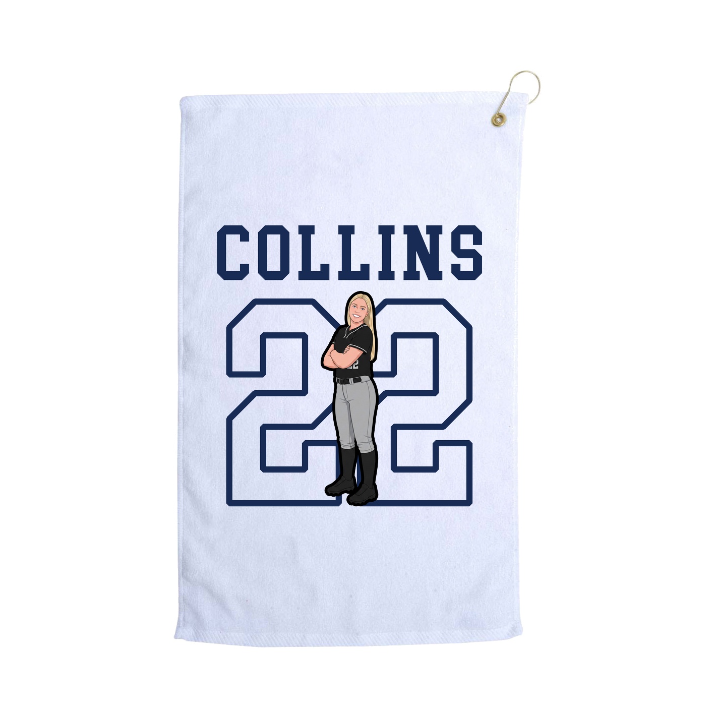 Golf Towel — Shirsey in White