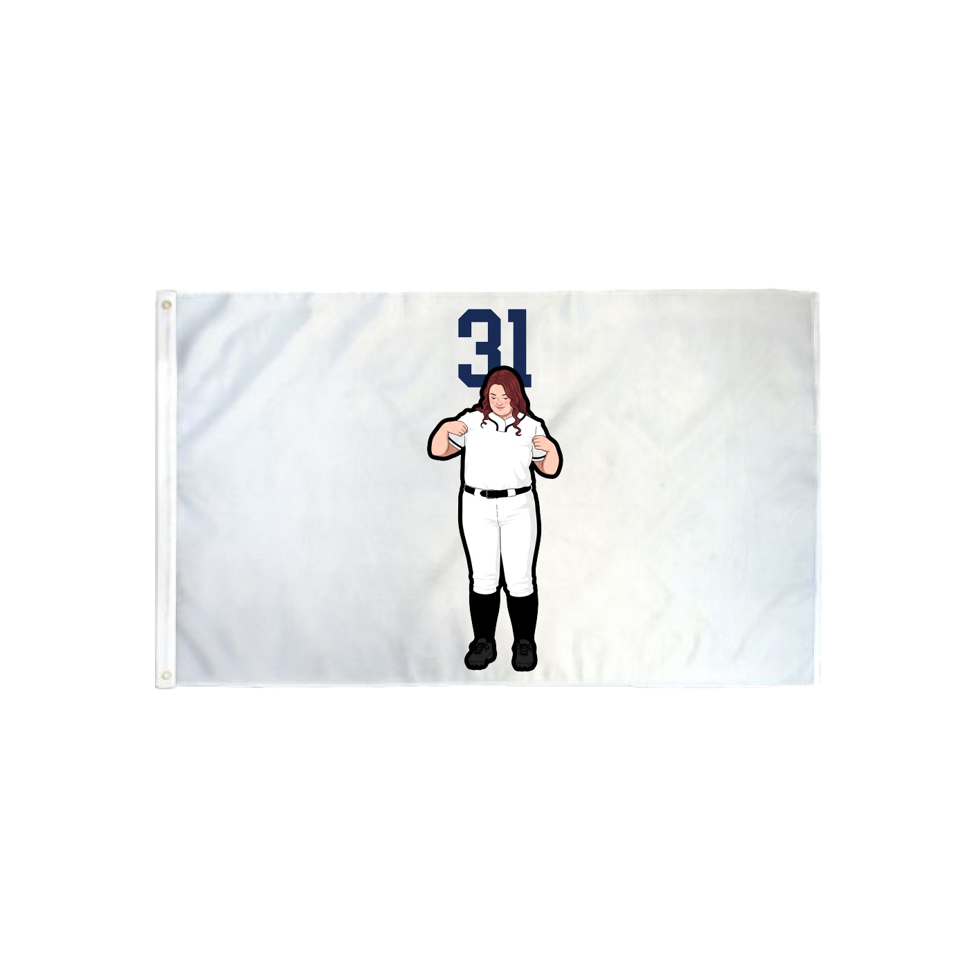3x5 Flag — Number Top in Classic