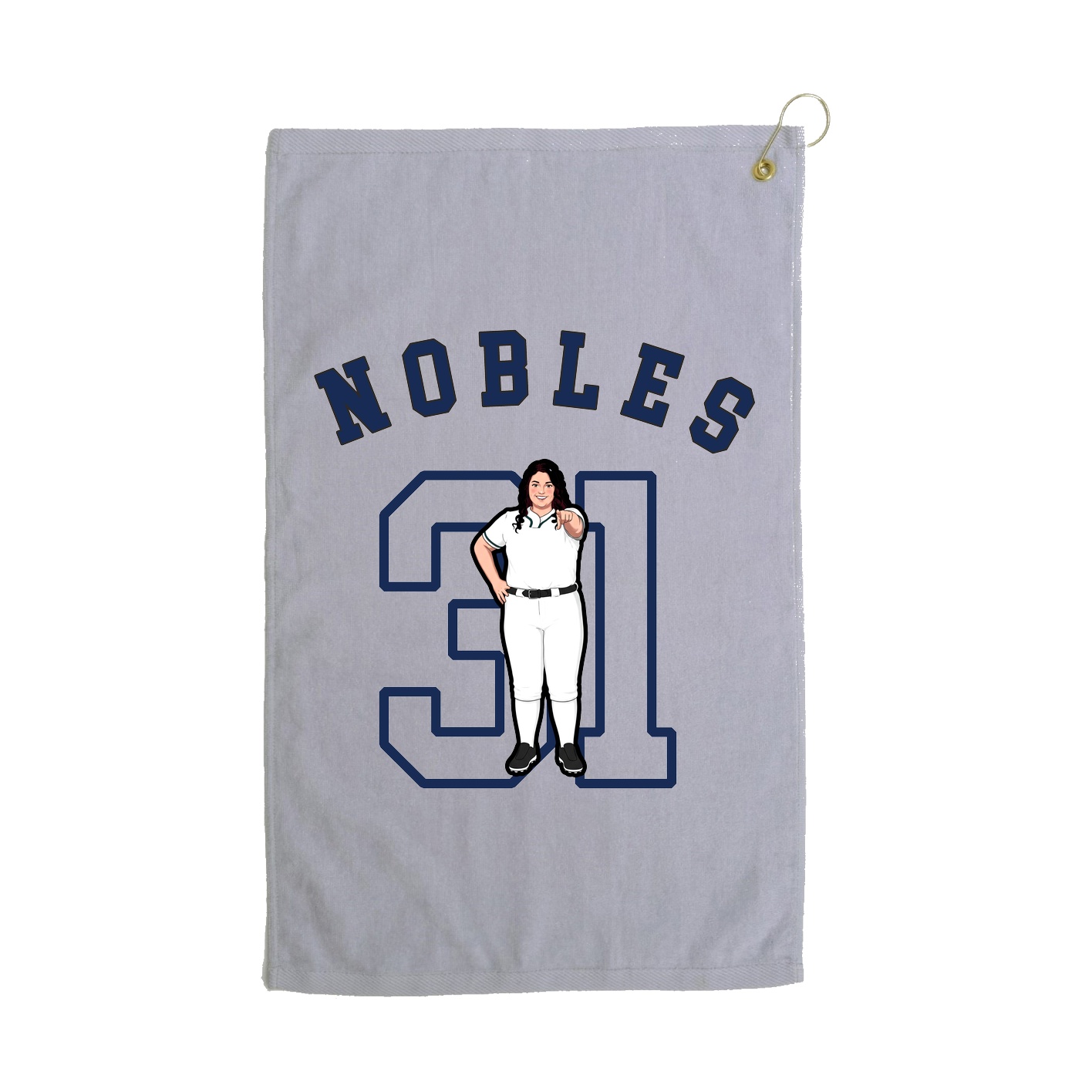 Golf Towel — Shirsey Arch in Grey