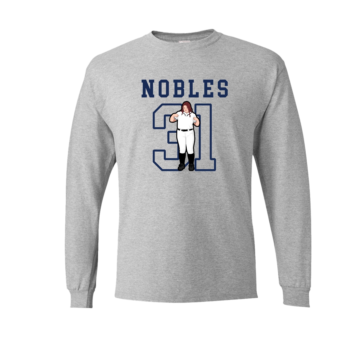 Long Sleeve Tee — Shirsey in Grey