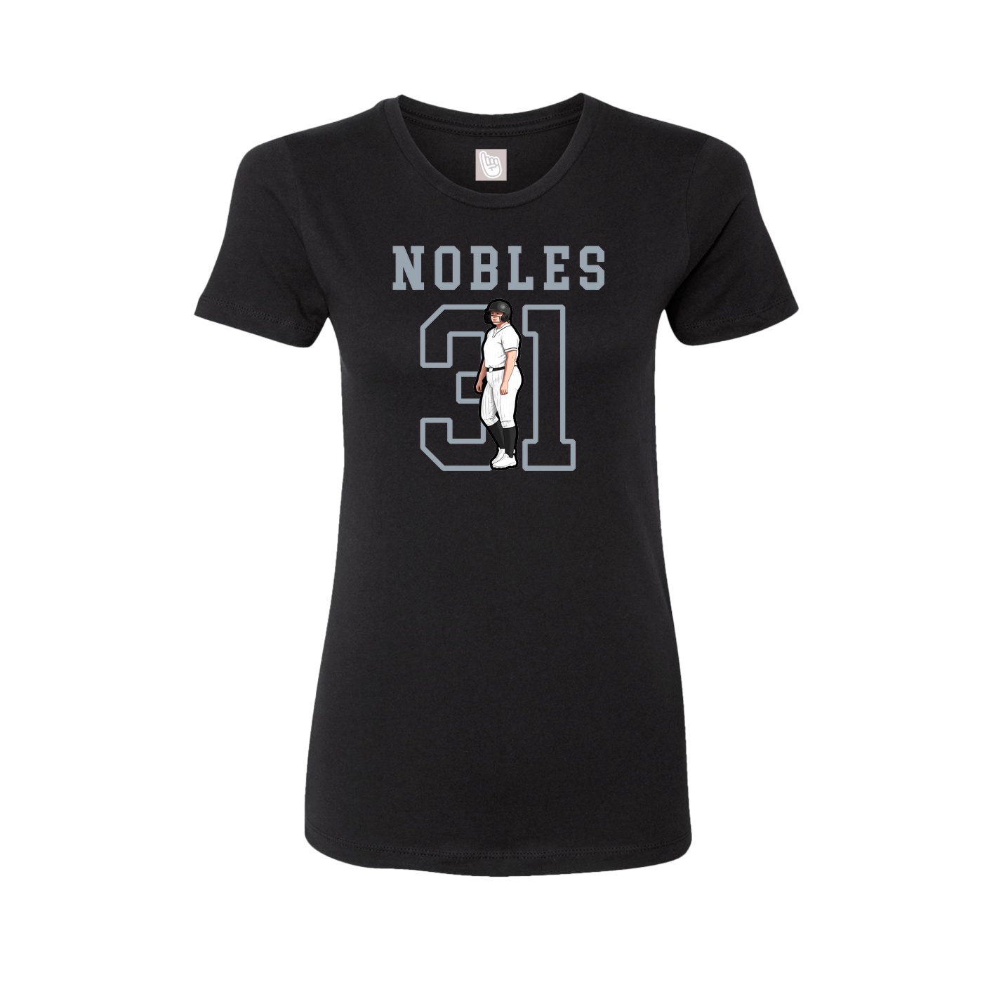 Fitted Women's Tee — Shirsey in Black