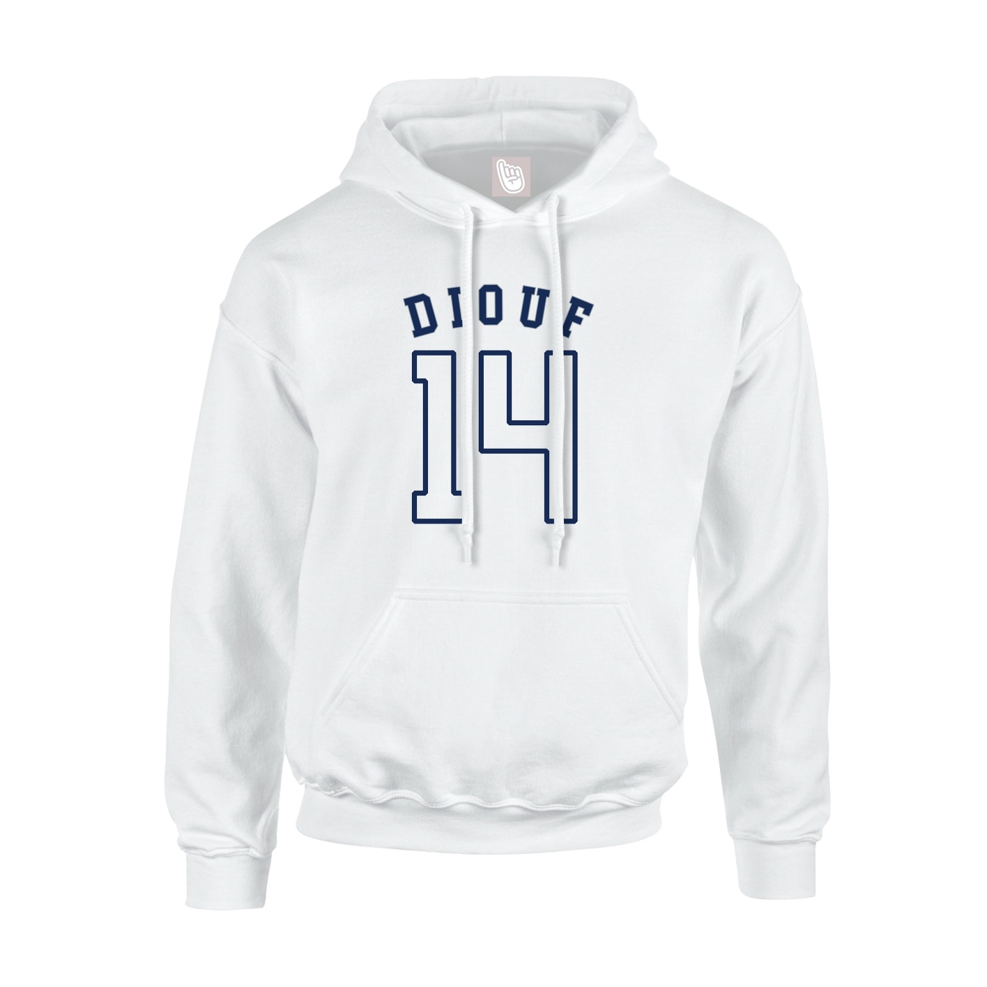 Hoodie — Shirsey Arch in White