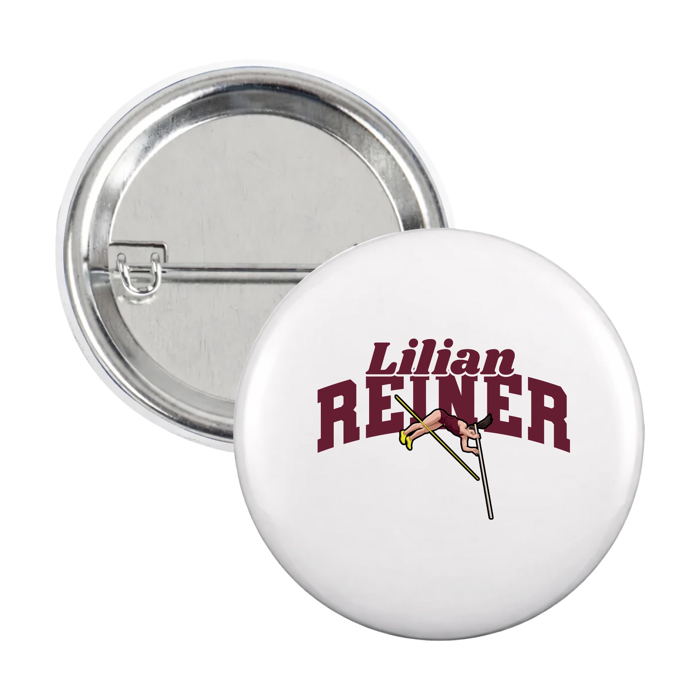 Game Day Button — Signature Arch in White