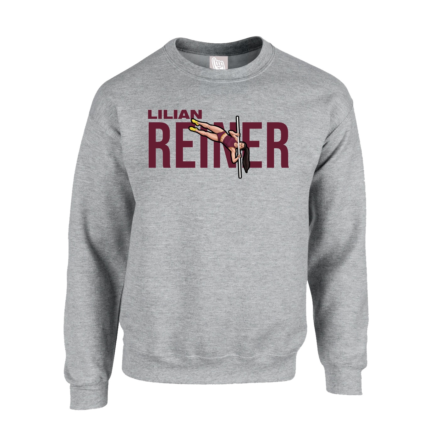 Fleece Crew — Player Name in Grey