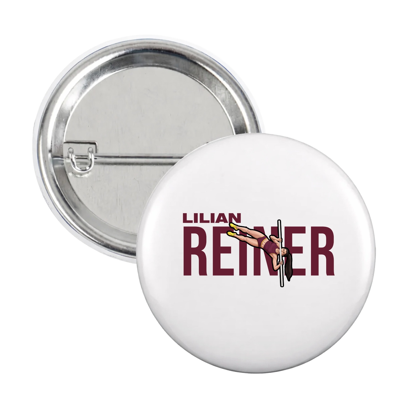 Game Day Button — Player Name in White