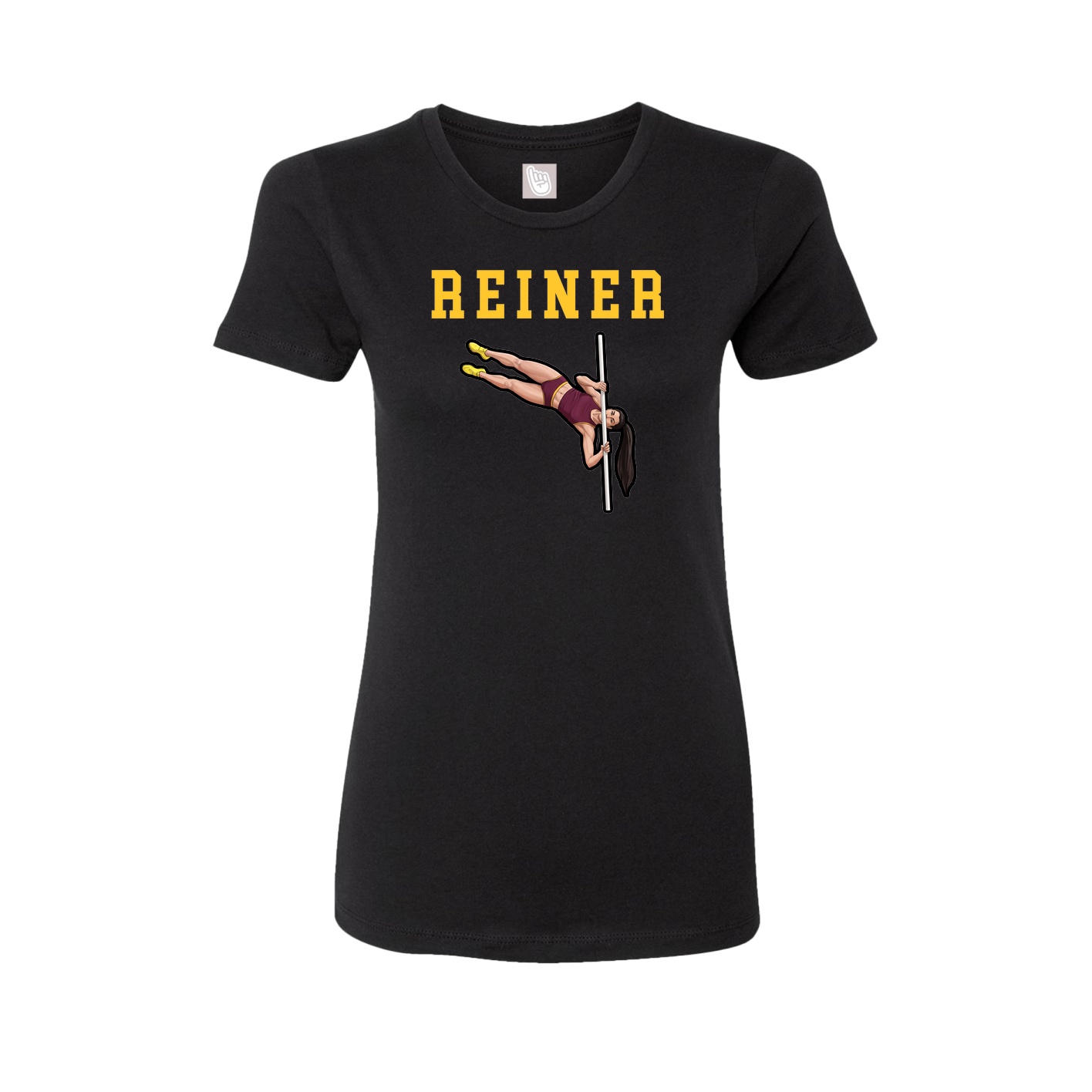Fitted Women's Tee — Shirsey in Black