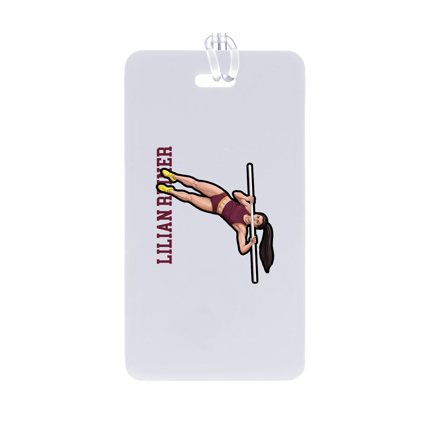 Bag Tag — Name Vertical in Classic