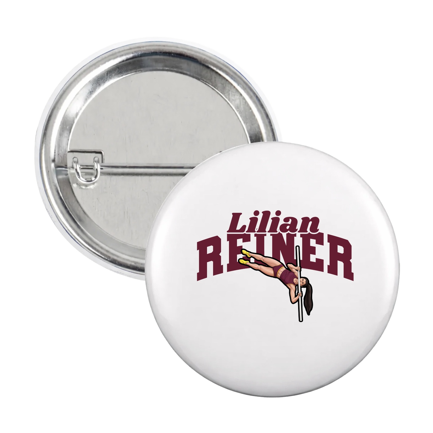 Game Day Button — Signature Arch in White