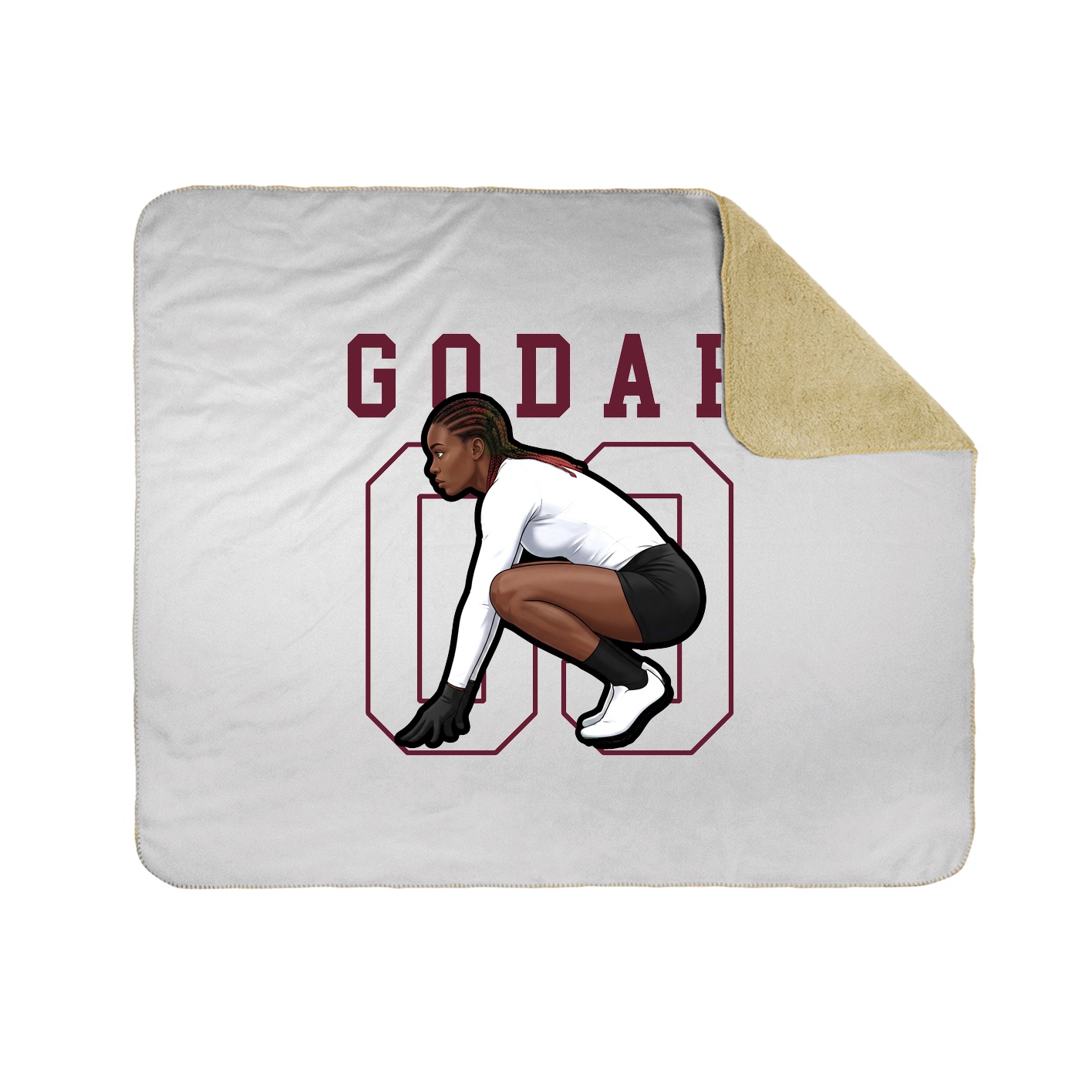 50x60 Sherpa Lined Throw Blanket