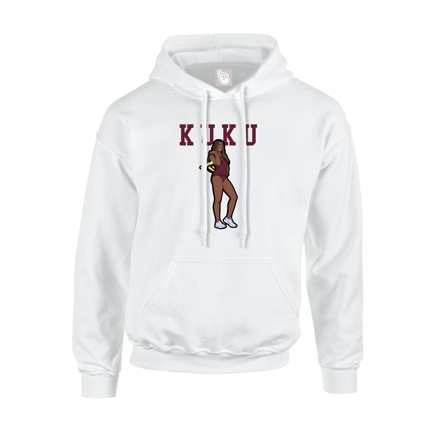 Hoodie — Shirsey in White
