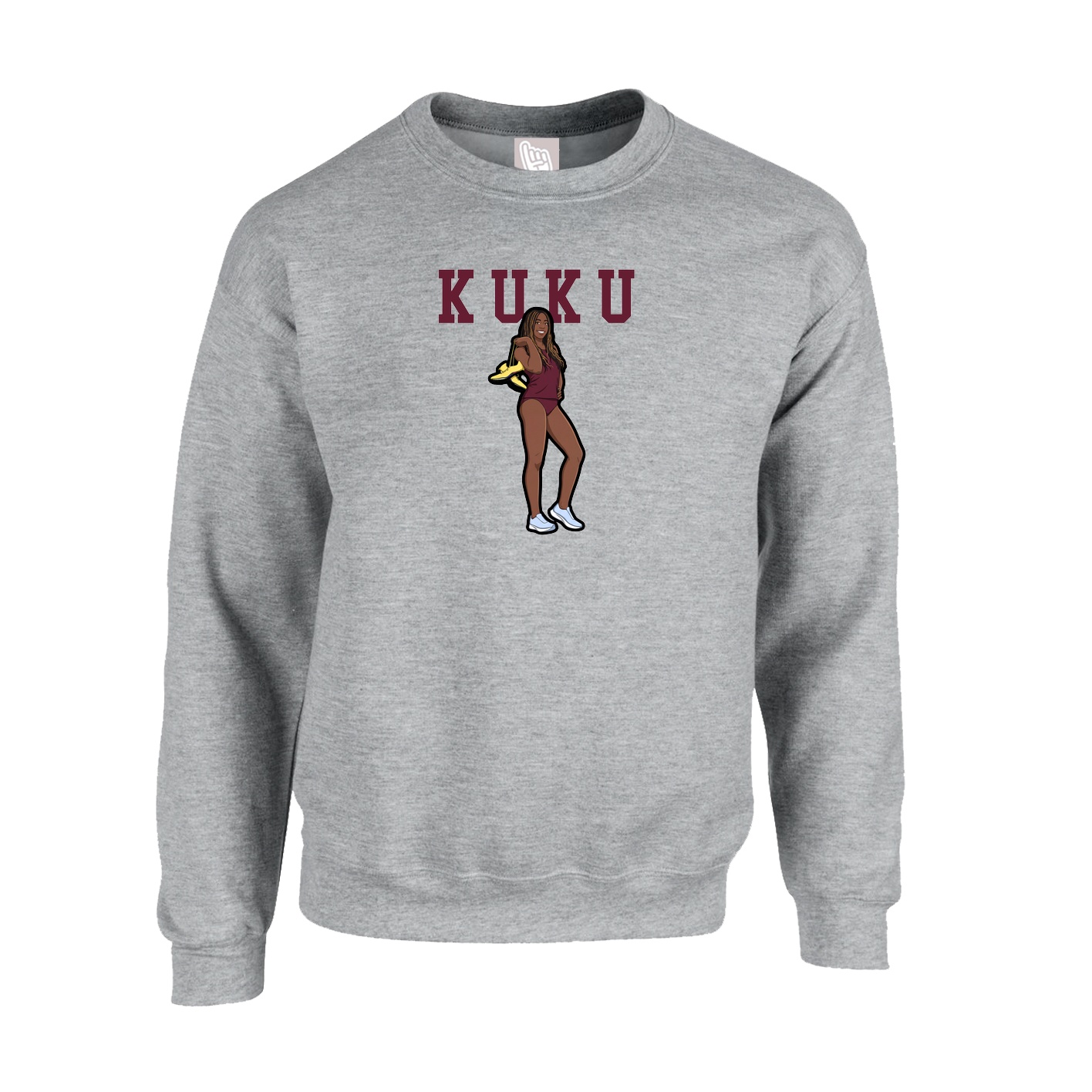 Fleece Crew — Shirsey in Grey