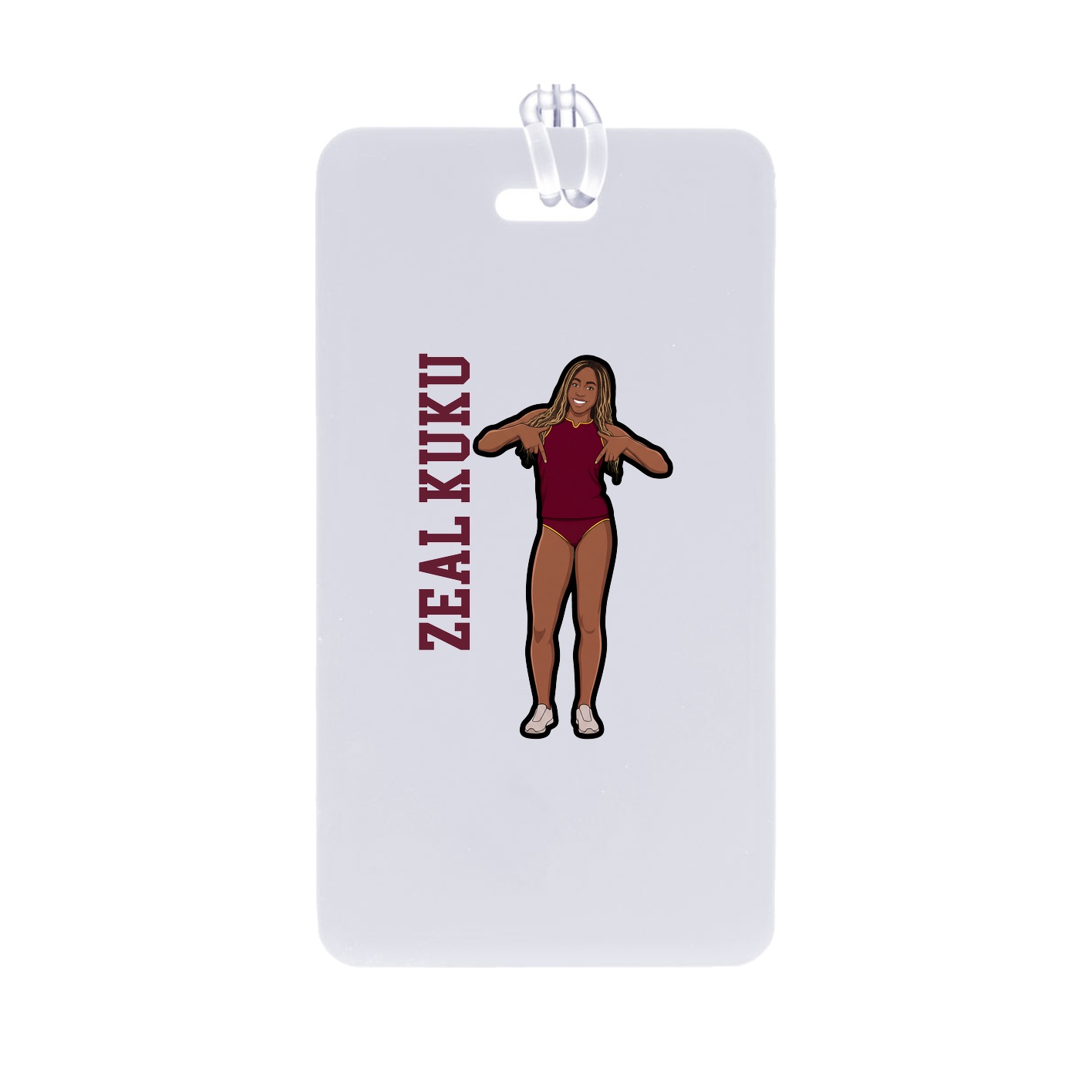 Bag Tag — Name Vertical in Classic