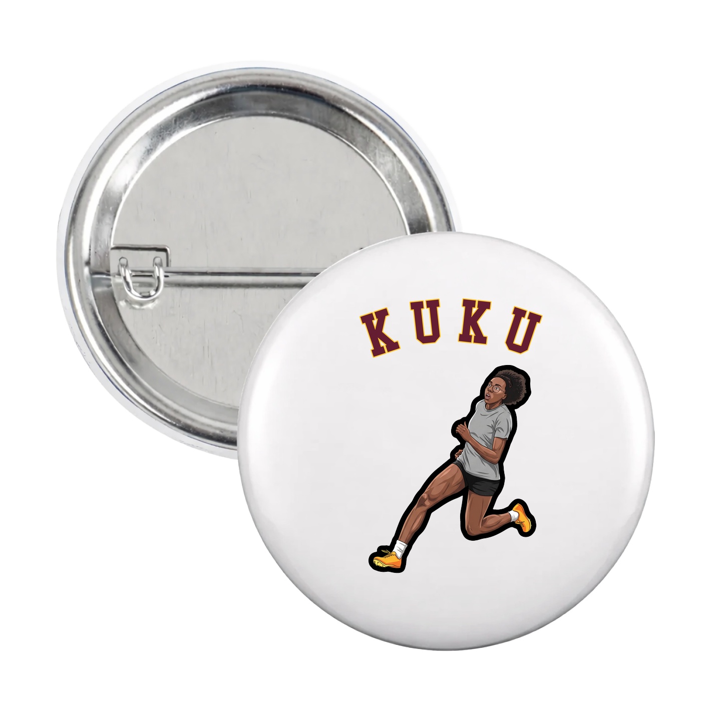 Game Day Button — Shirsey Arch in White