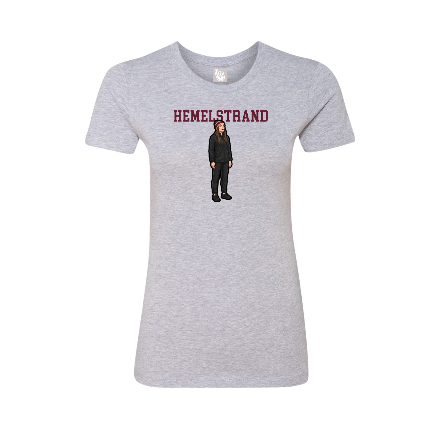 Fitted Women's Tee — Shirsey in Grey