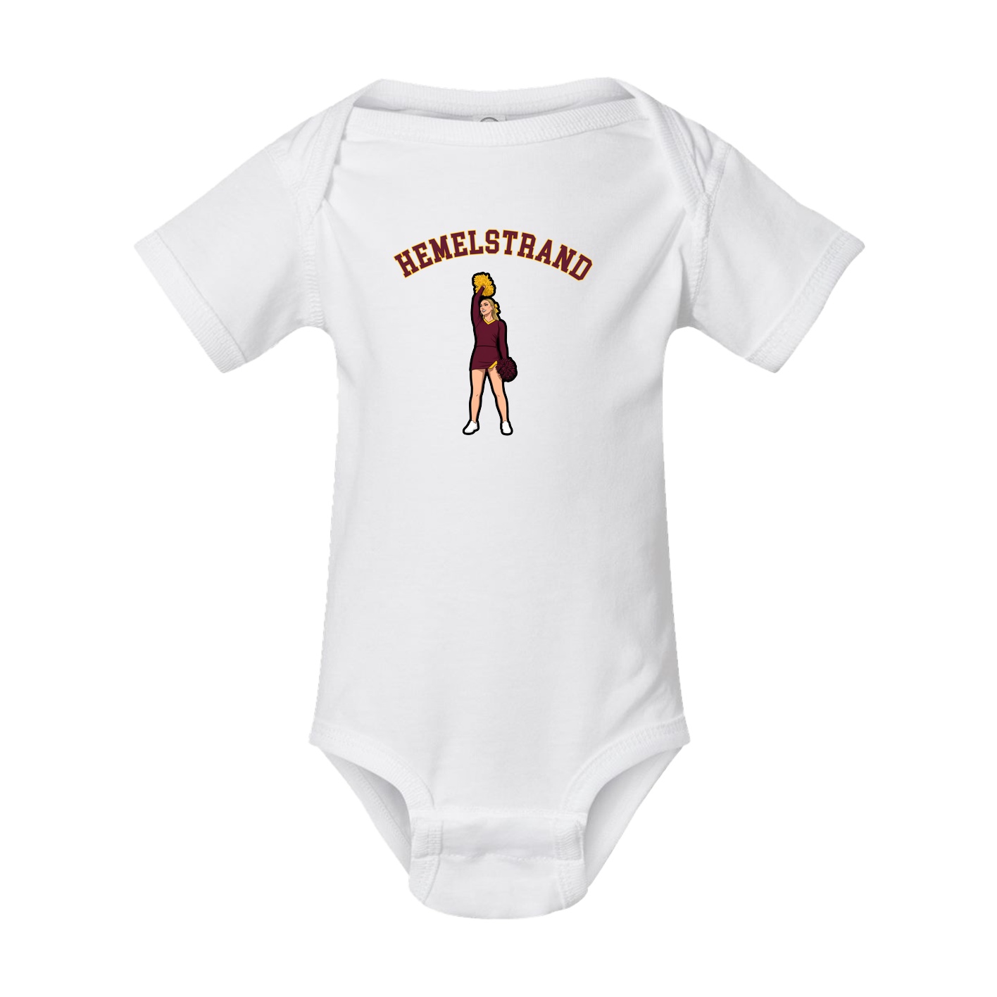 Baby Onesie — Shirsey Arch in White