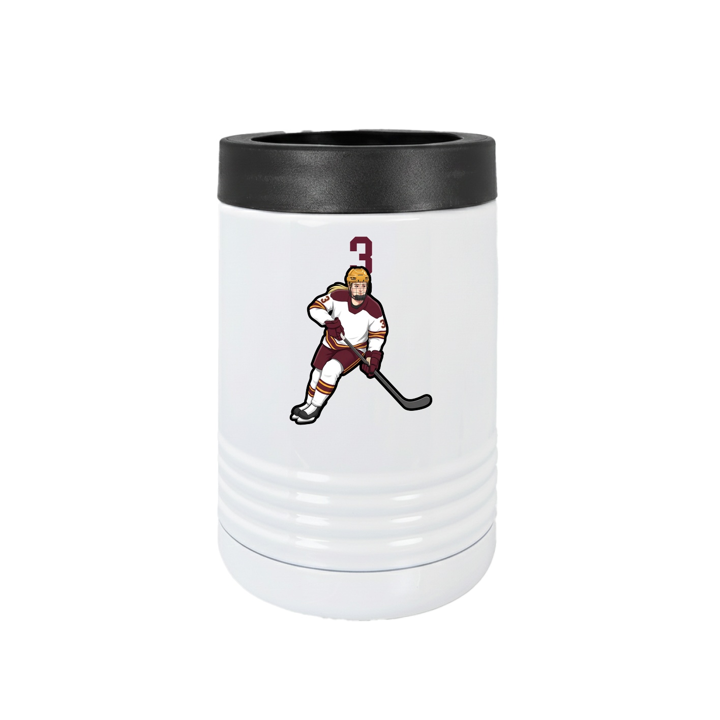 Beverage Holder — Number Top in White