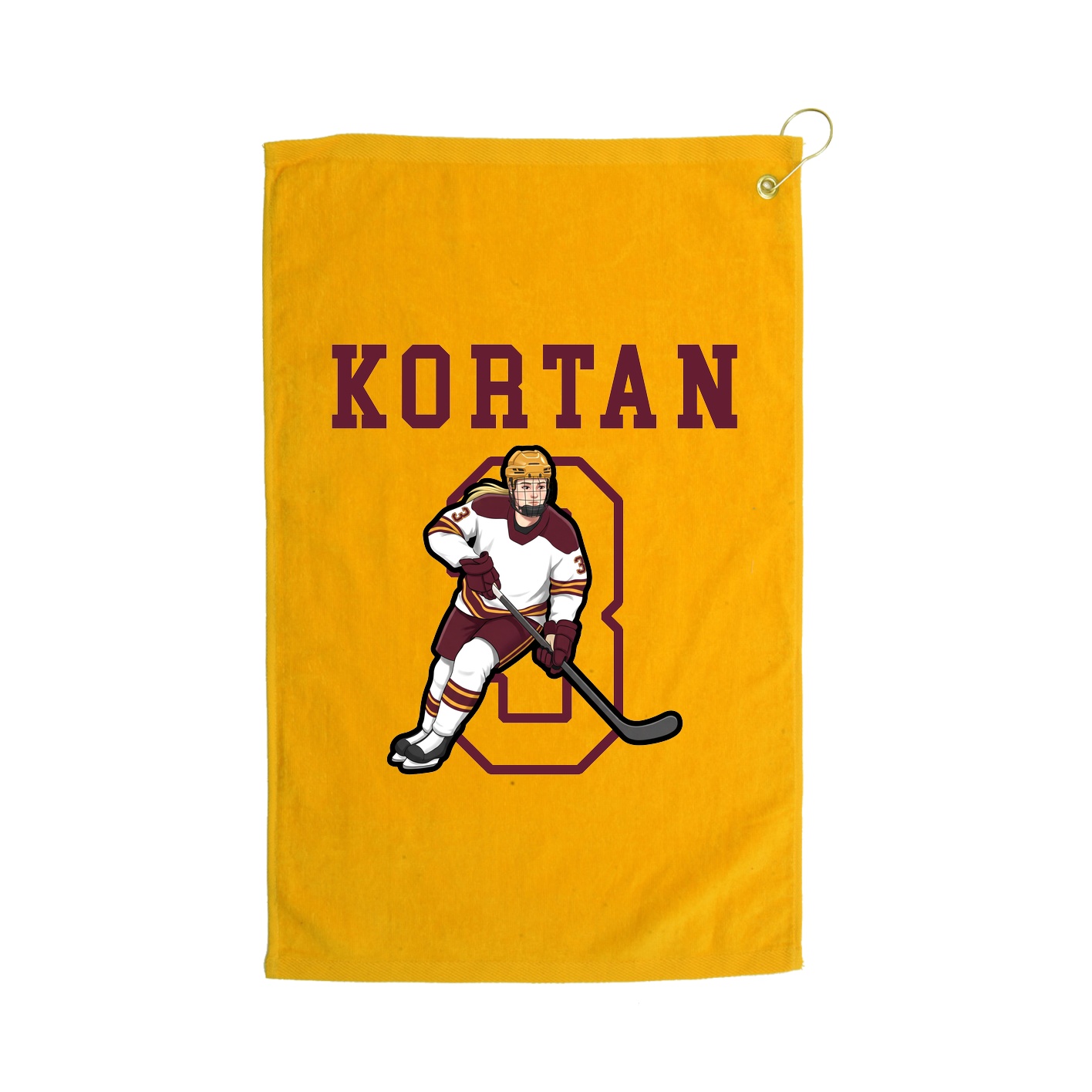 Golf Towel — Shirsey in Gold