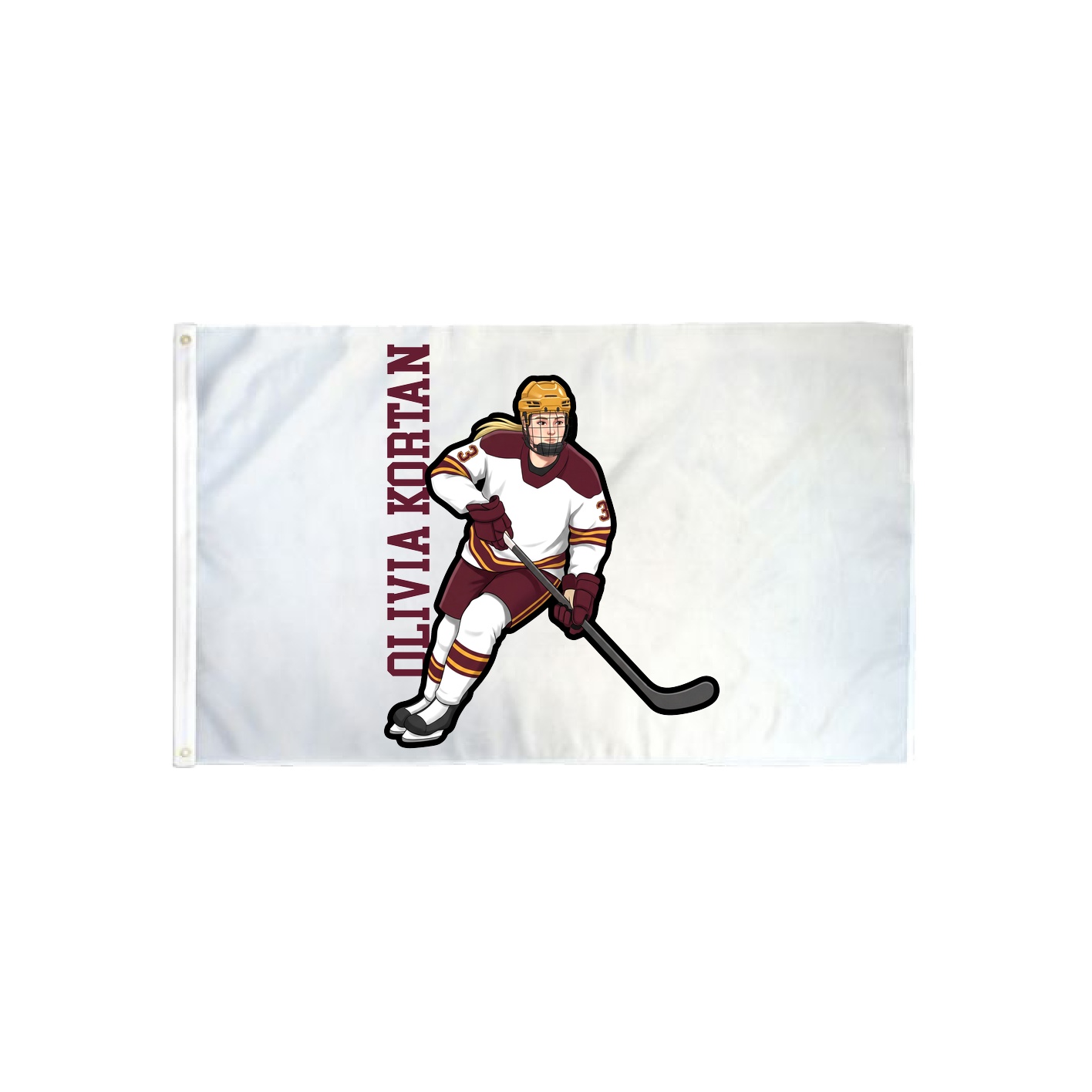 3x5 Flag — Name Vertical in Classic