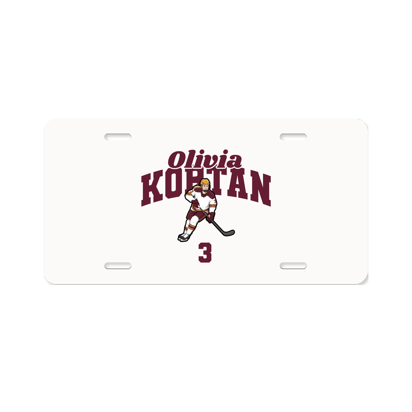 License Plate — Signature Arch in Classic