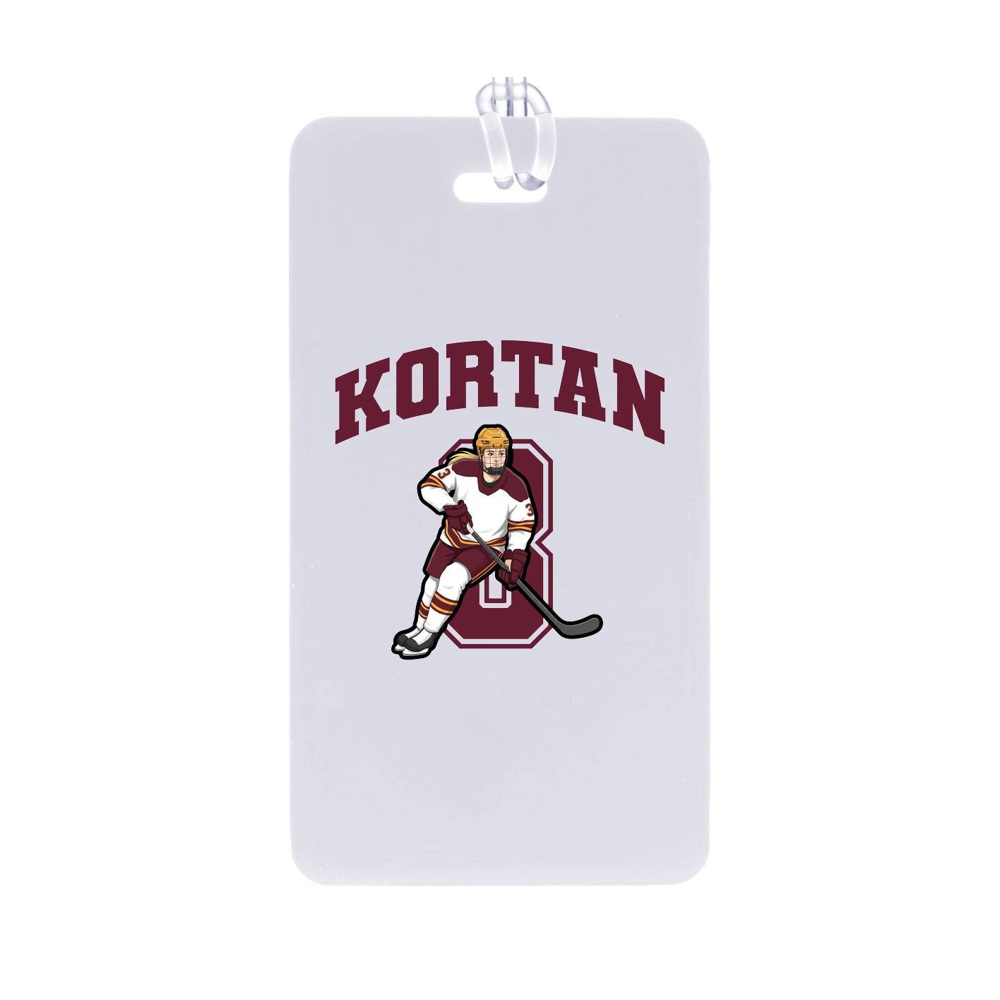 Bag Tag — Number in Classic
