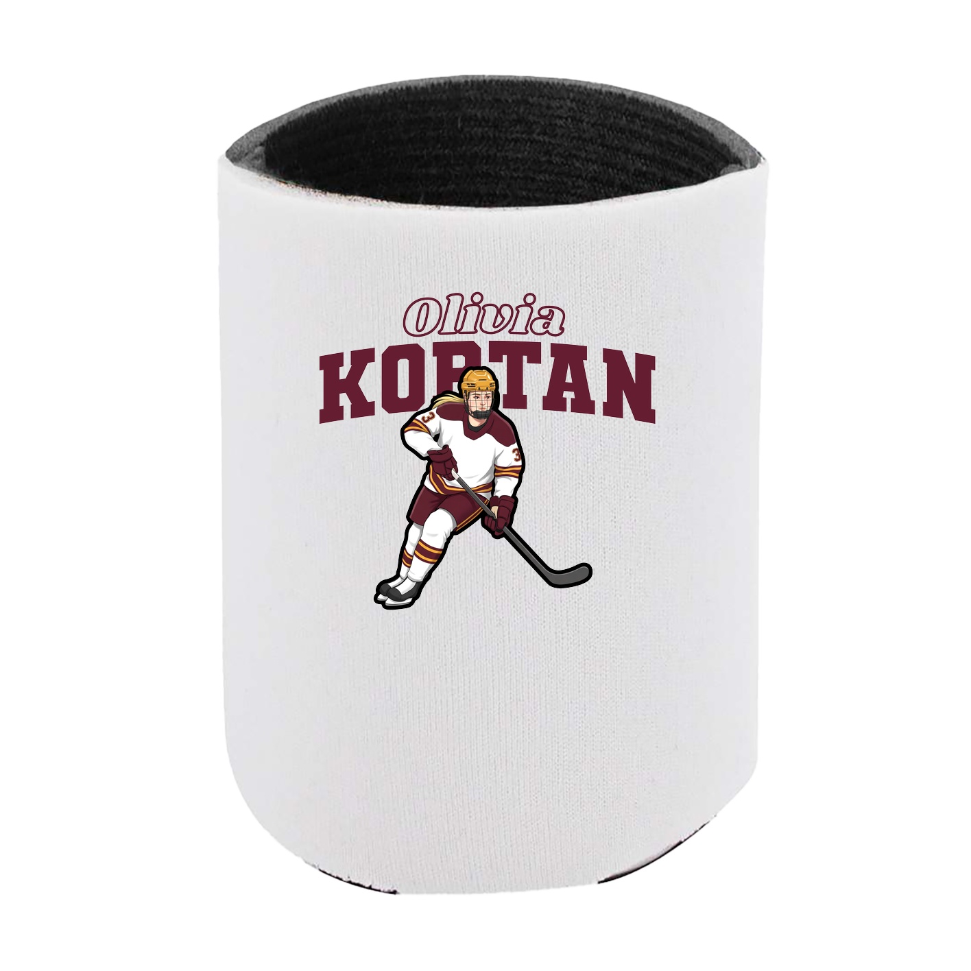 Can Holder — Name Arch in White