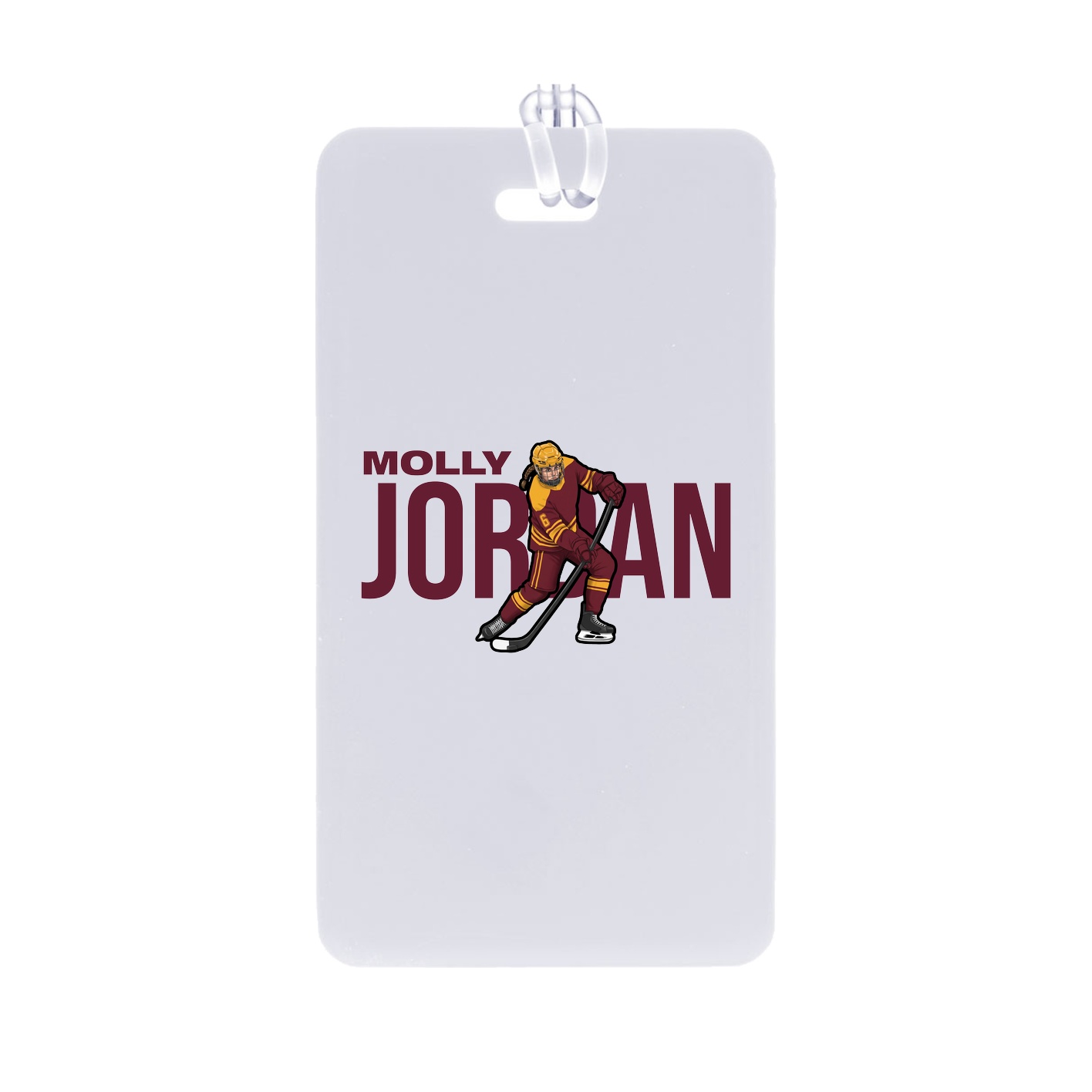 Bag Tag — Player Name in Classic
