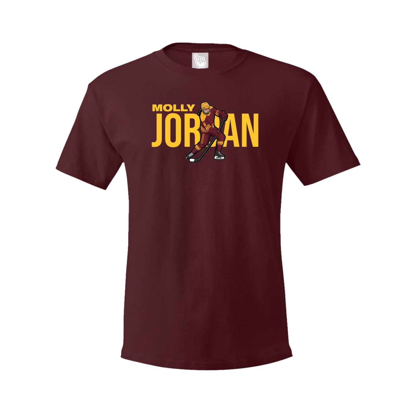 Tee — Player Name in Maroon