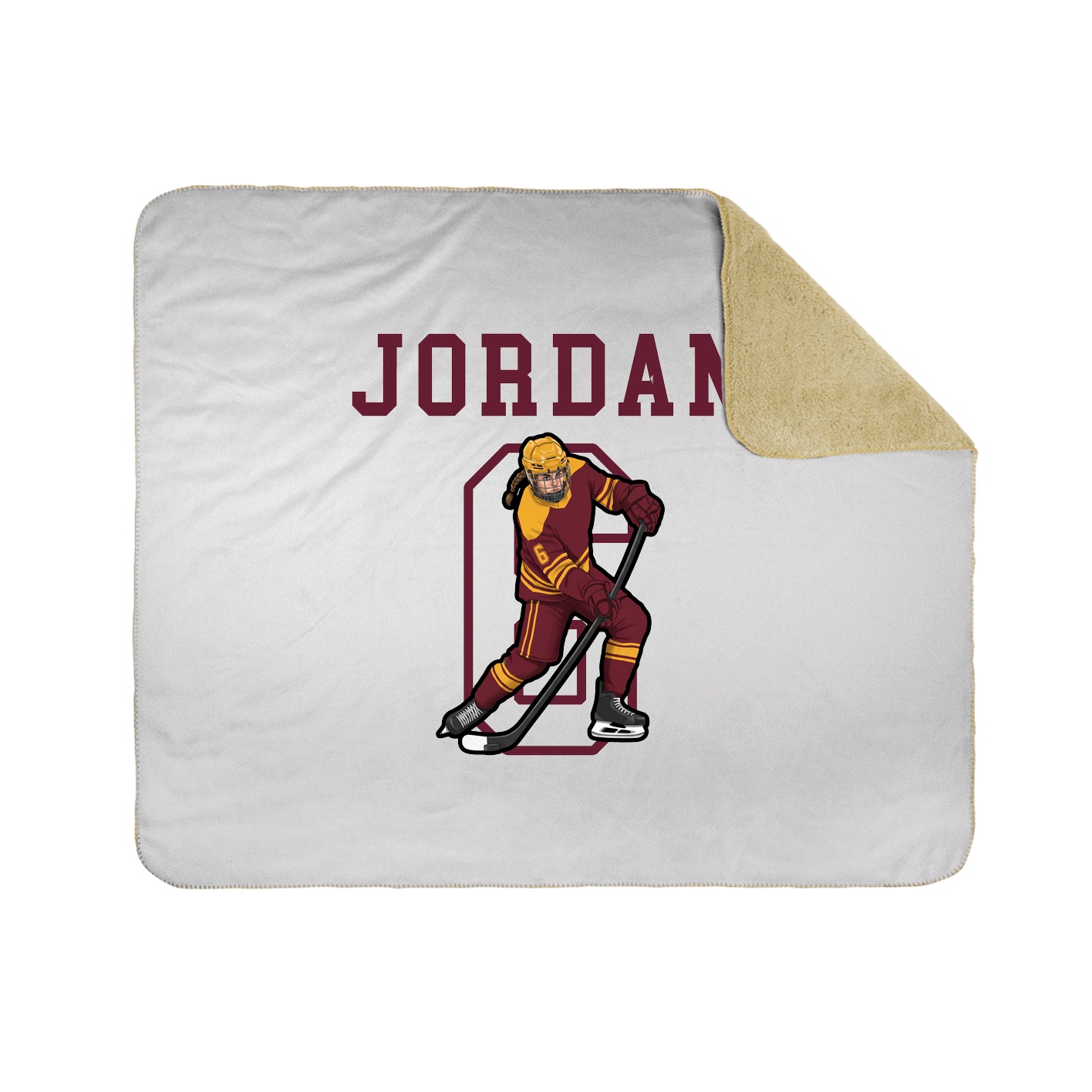 Throw Blanket — Shirsey in White