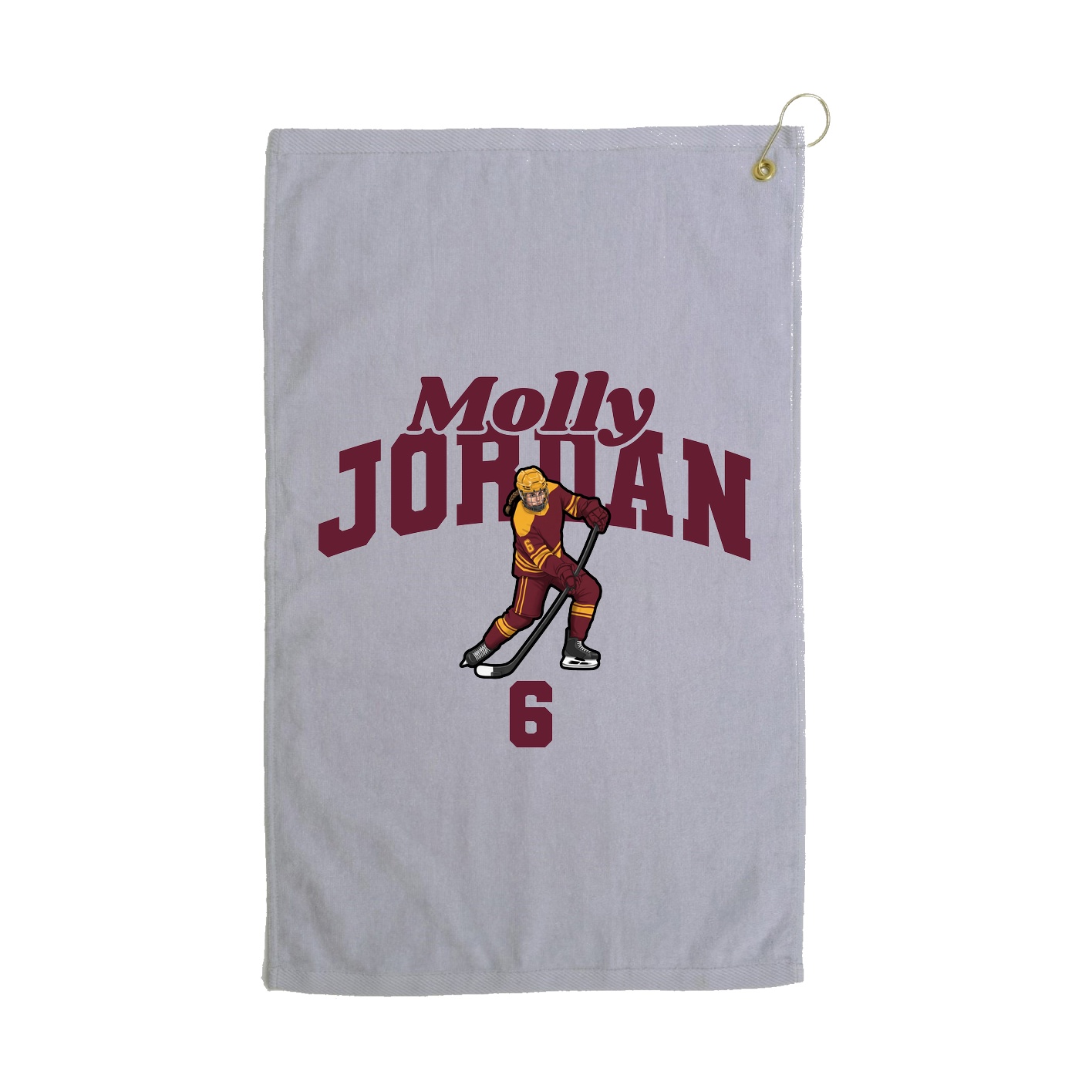 Golf Towel — Signature Arch in Grey