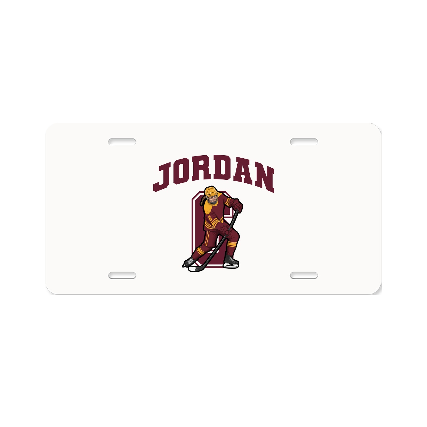 License Plate — Number in Classic