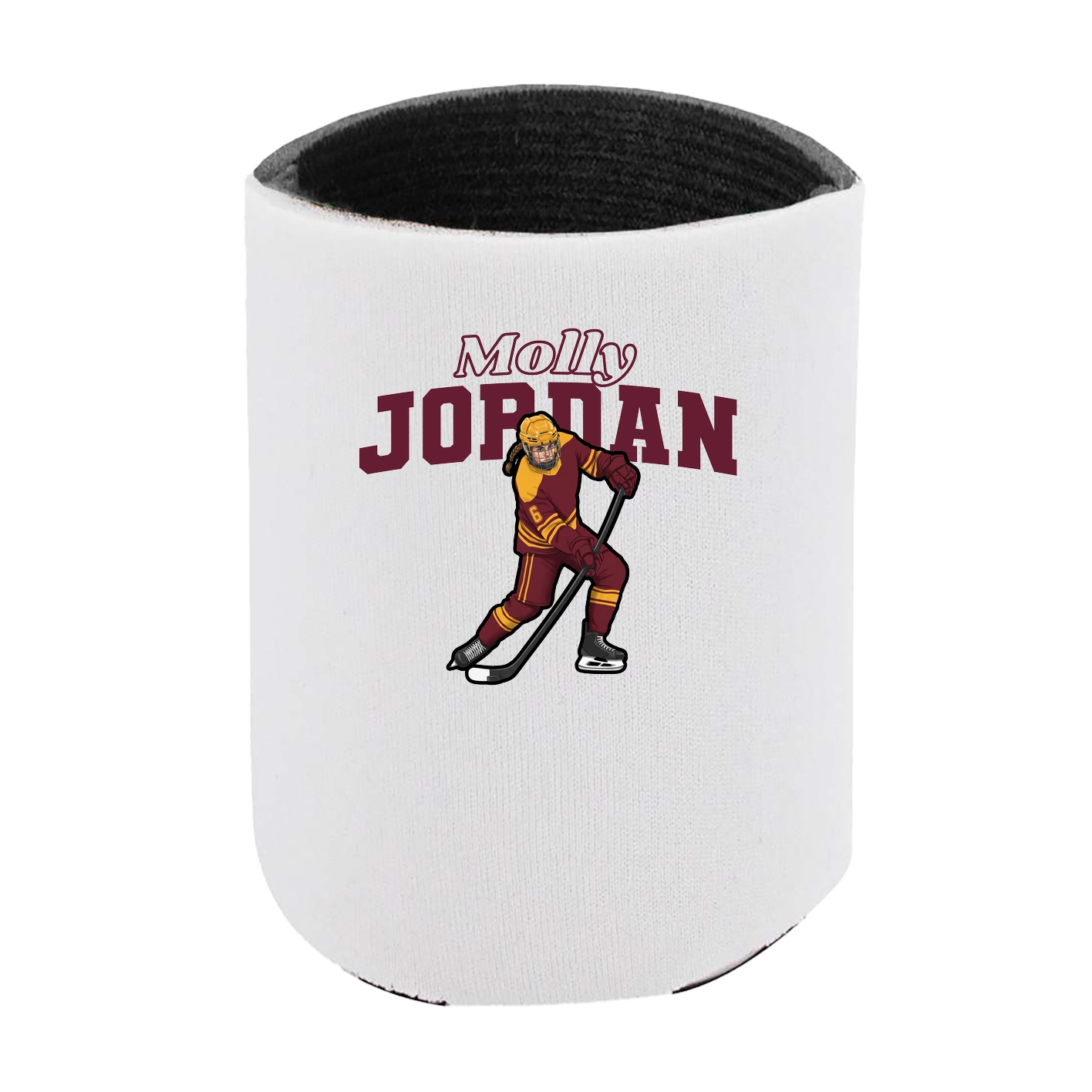 Can Holder — Name Arch in White