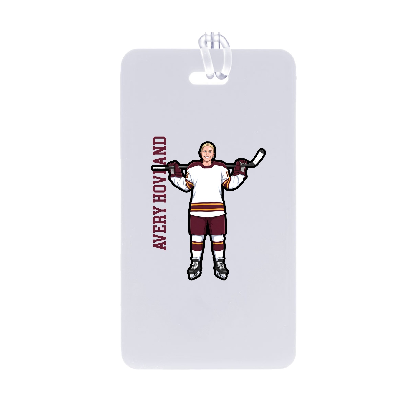 Bag Tag — Name Vertical in Classic