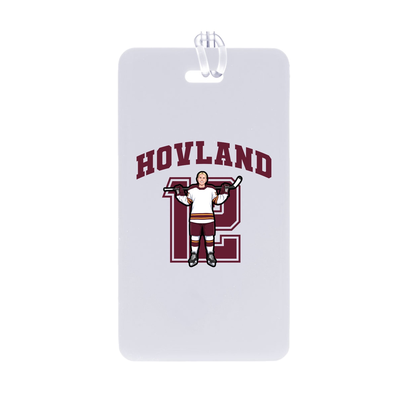 Bag Tag — Number in Classic