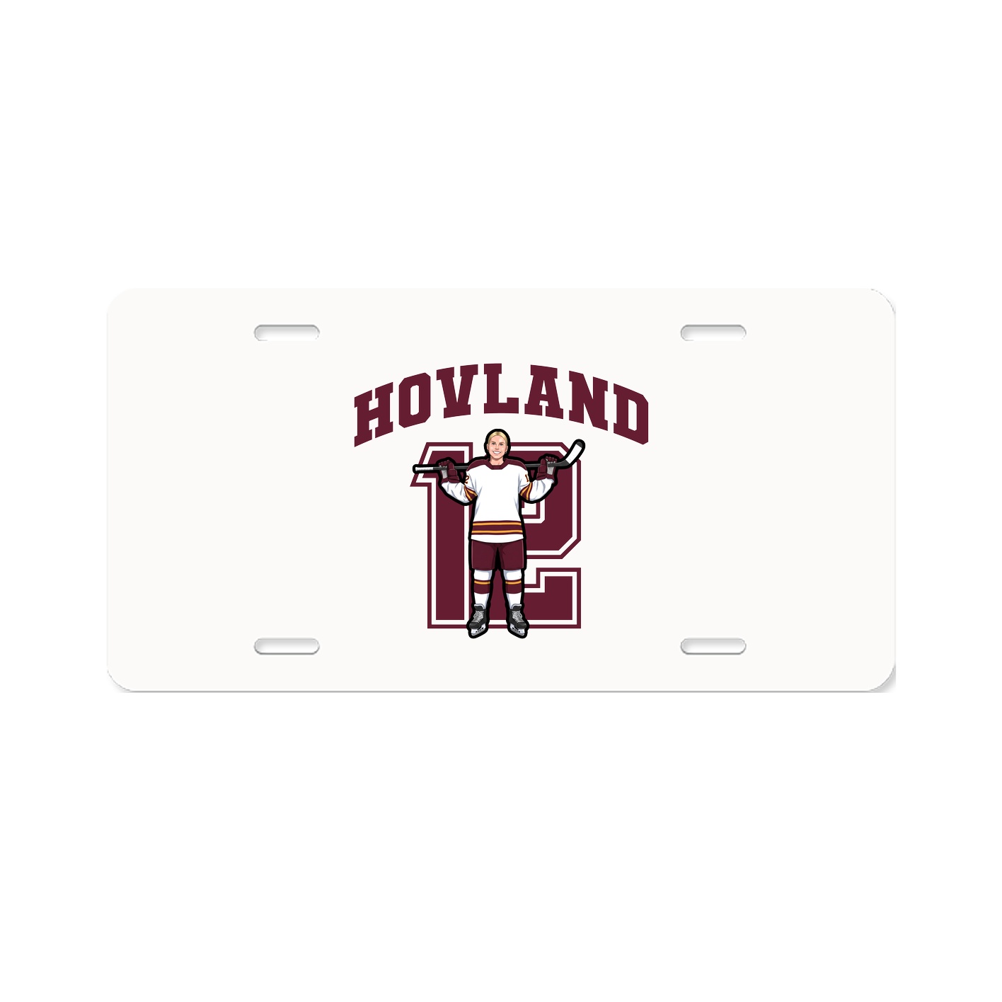 License Plate — Number in Classic