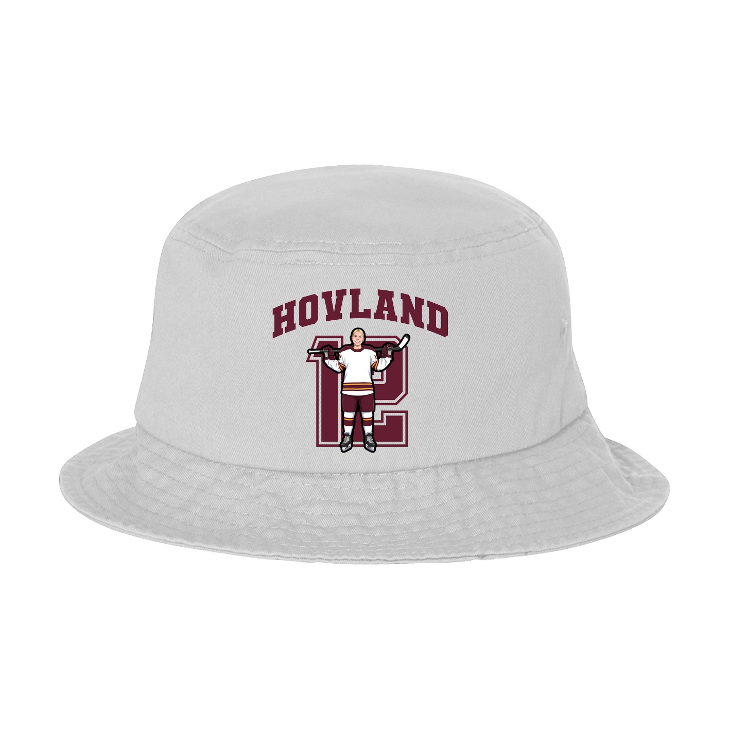 Bucket Cap — Number in White