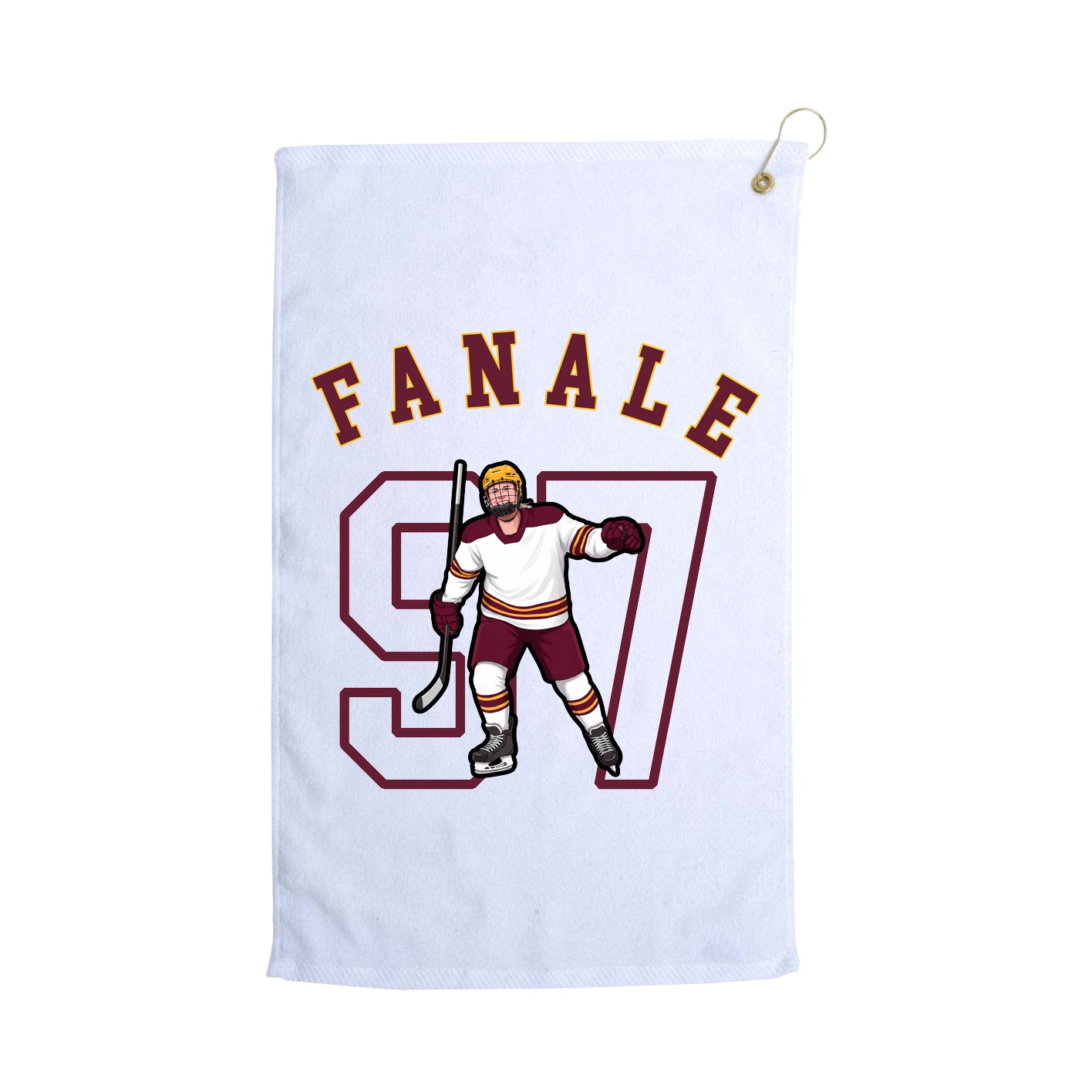 Golf Towel — Shirsey Arch in White